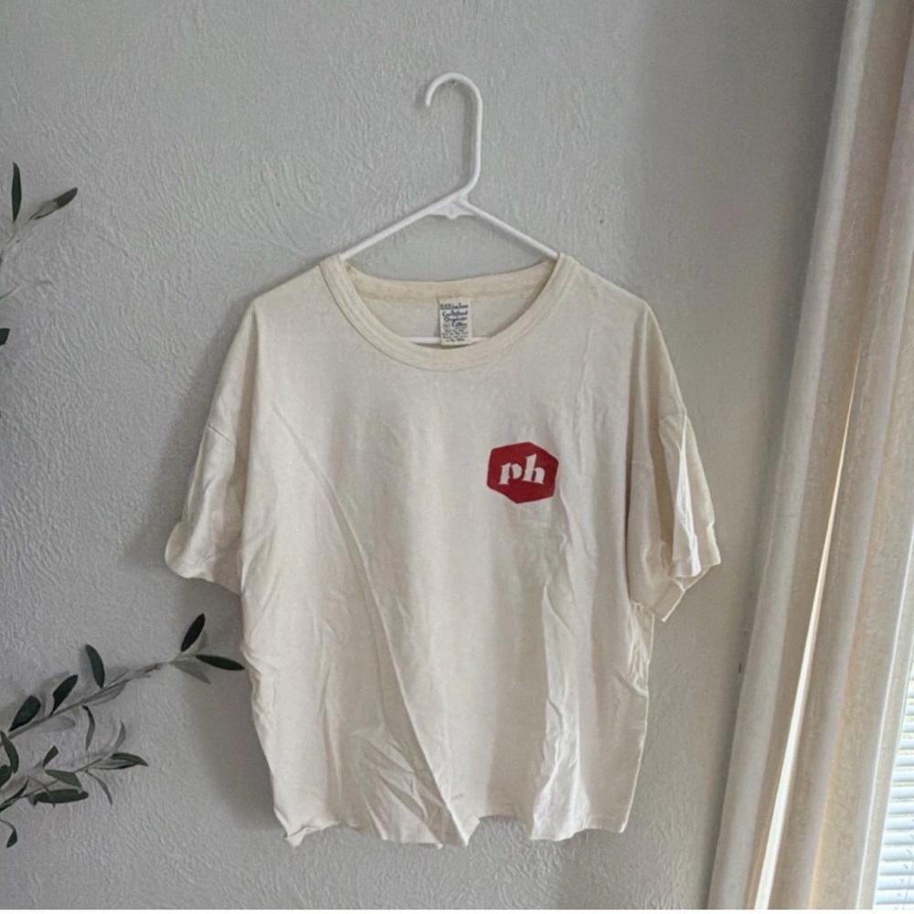 Proudhound CoffeeShop Cotton Tee in Cream